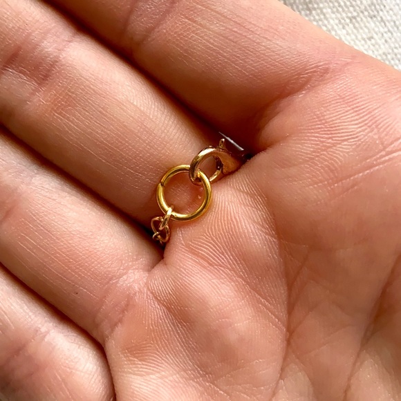 ⚡️ ONYX & TOURMELATED QUARTZ FEATHER HAND CHAIN ⚡️ - Picture 6 of 8